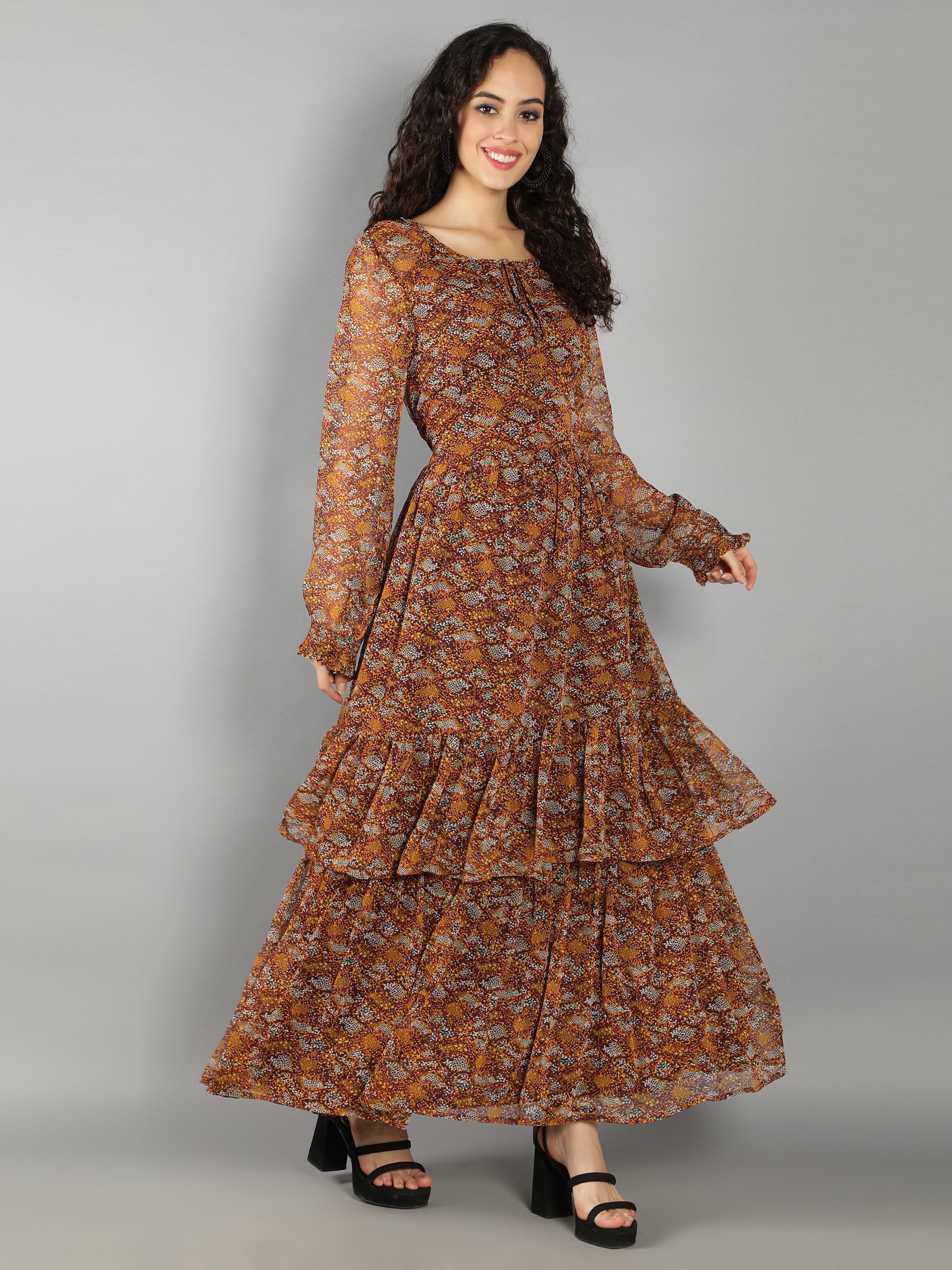 Animal Print Maxi Dress