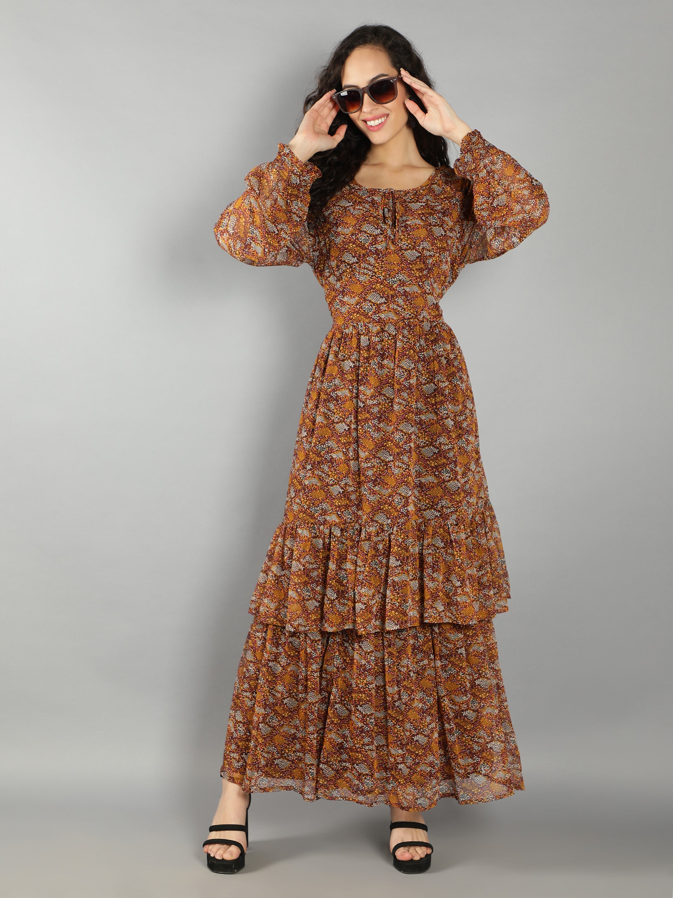 Animal Print Maxi Dress