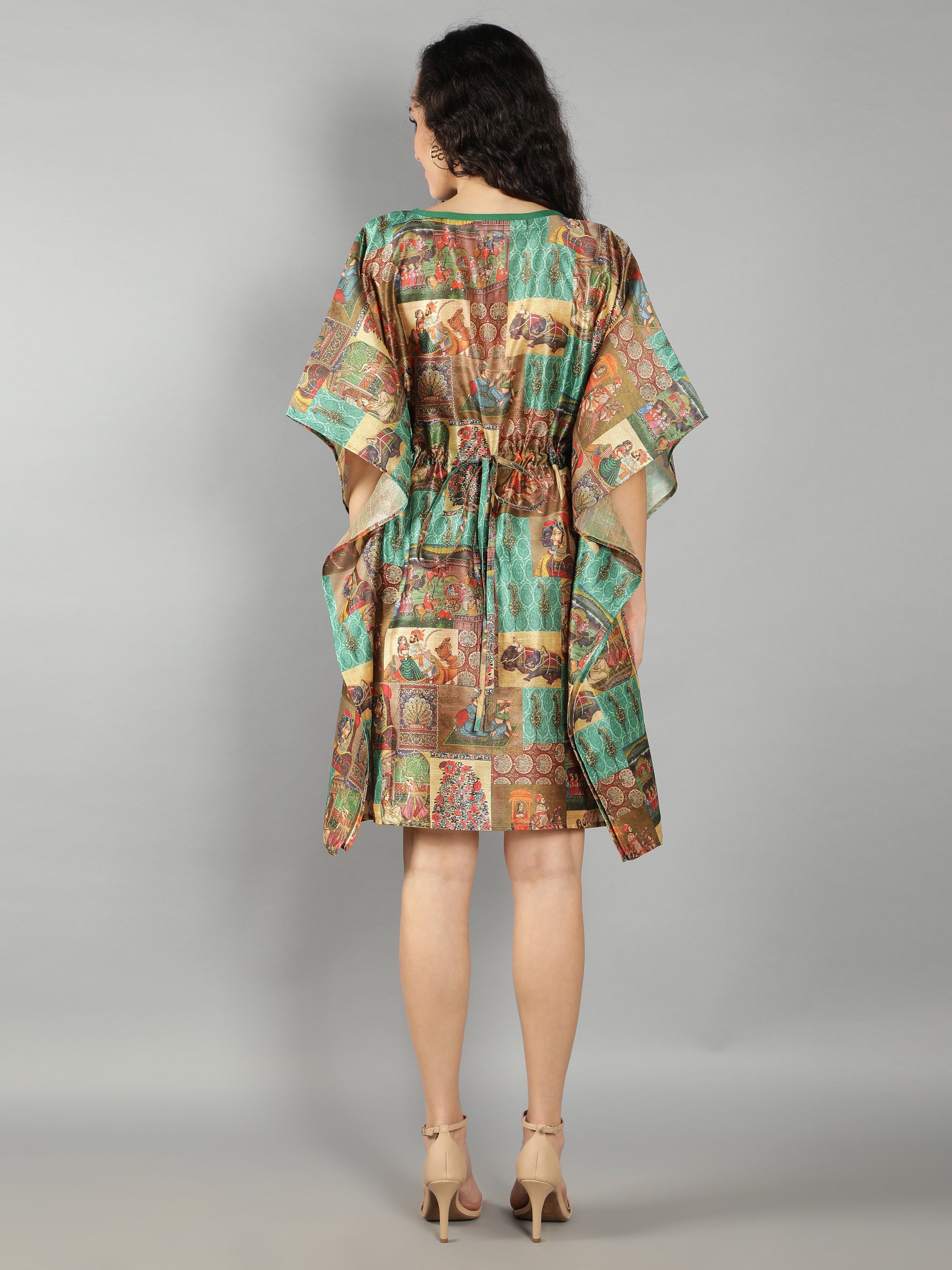Abstract Print Kaftan