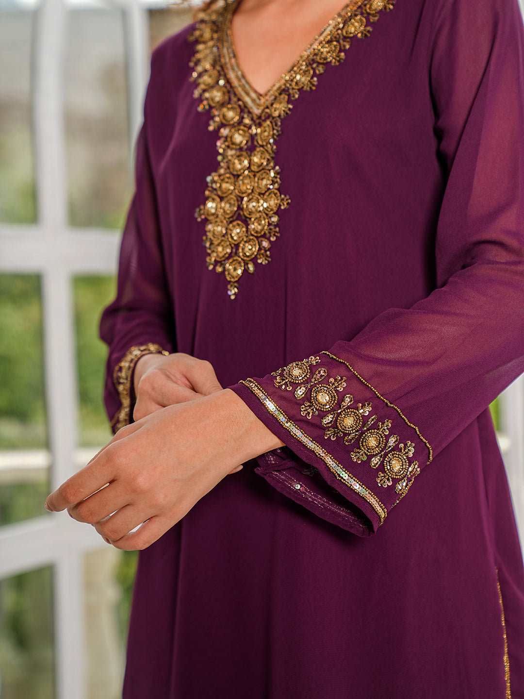 Vasundhara Co-Ord Set(With Lining)