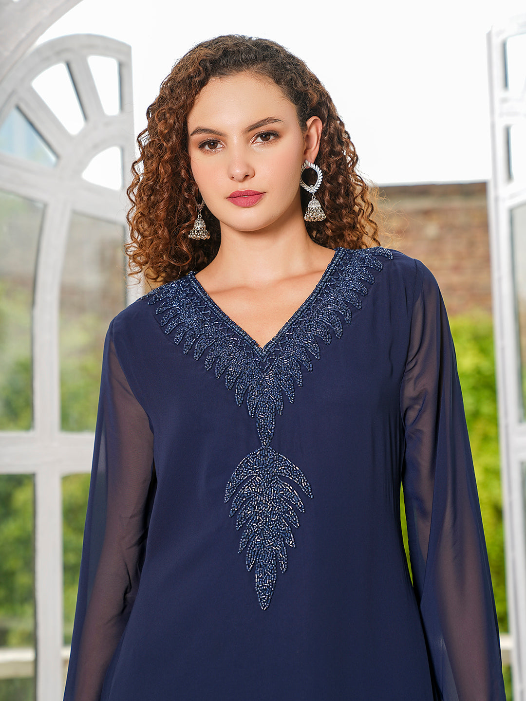 Noorani Co-Ord Set(With Lining)