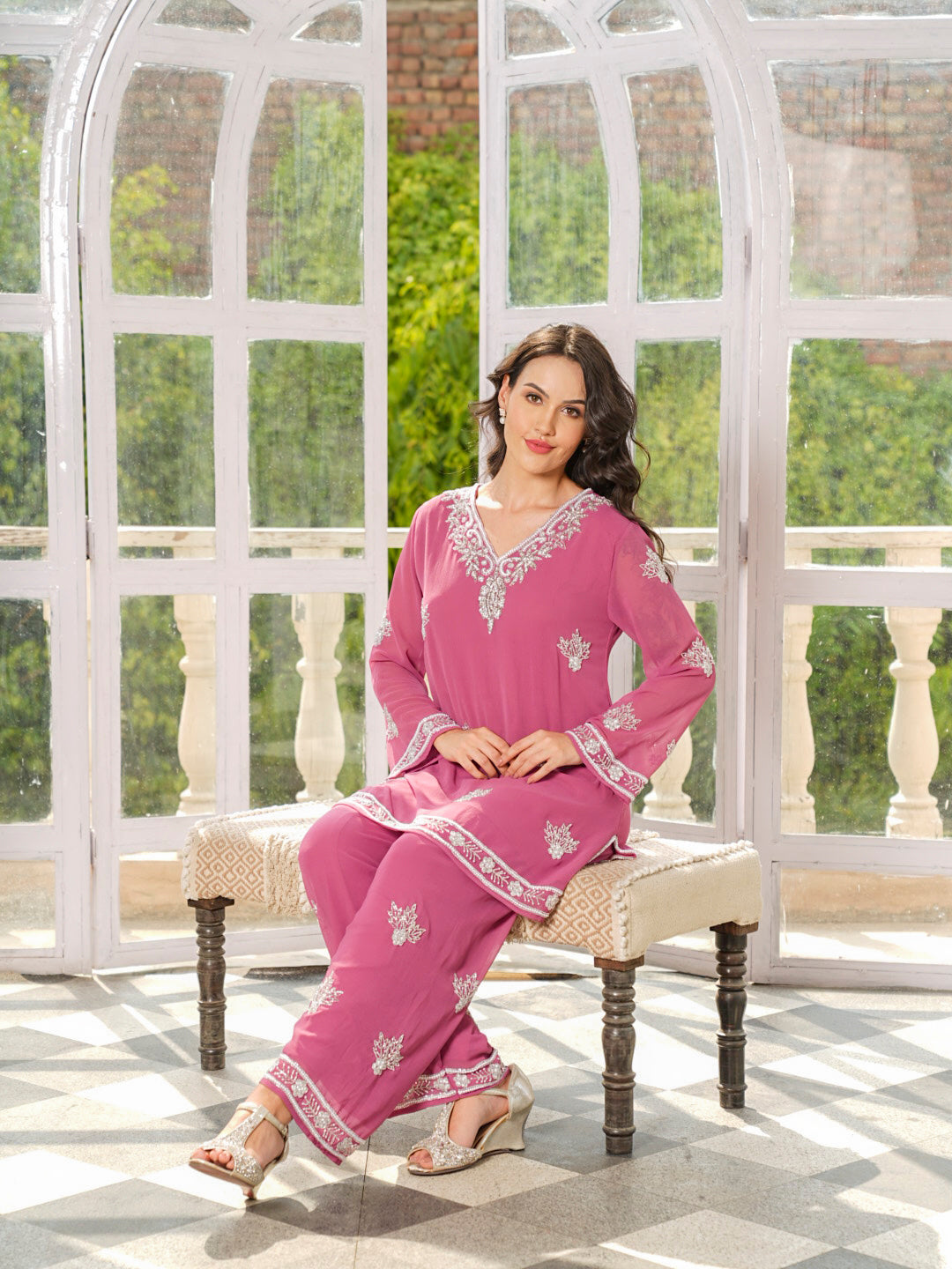 Maharani Co-Ord Set(With Lining)