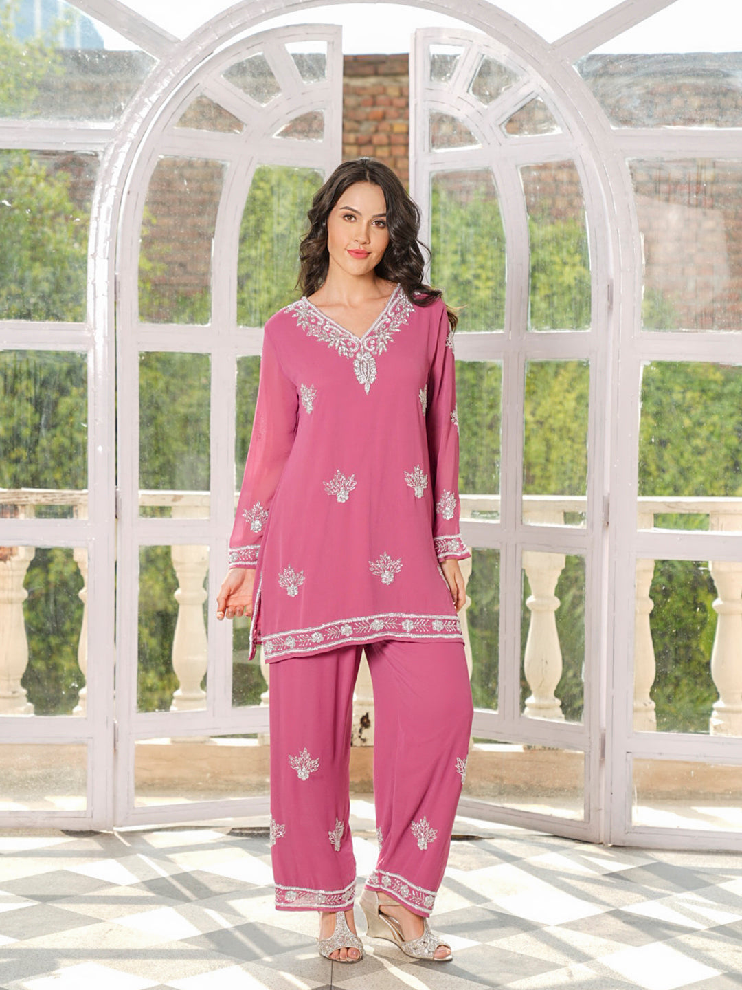 Maharani Co-Ord Set(With Lining)