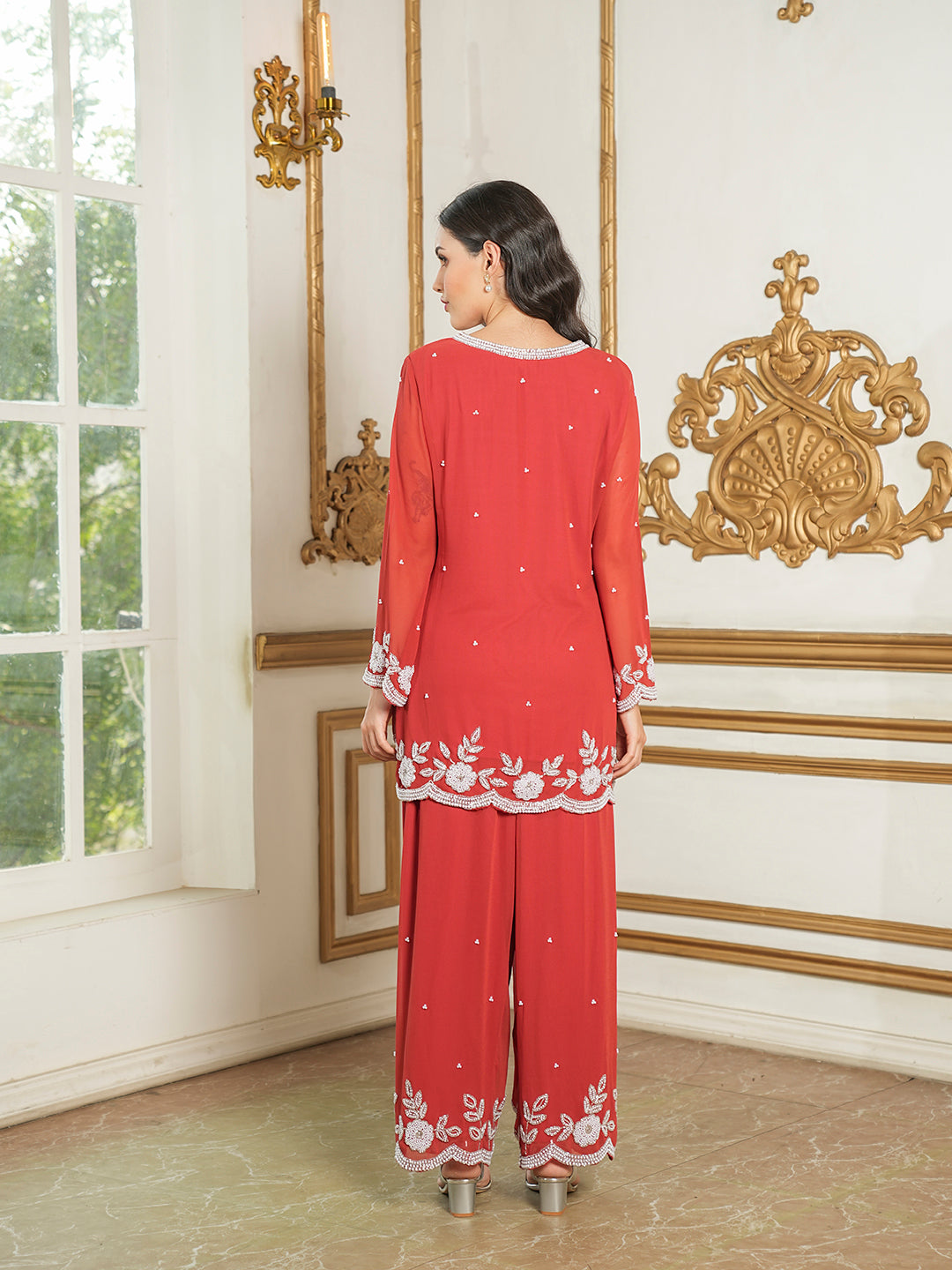 Savitri Devi Co-Ord Set(With Lining)