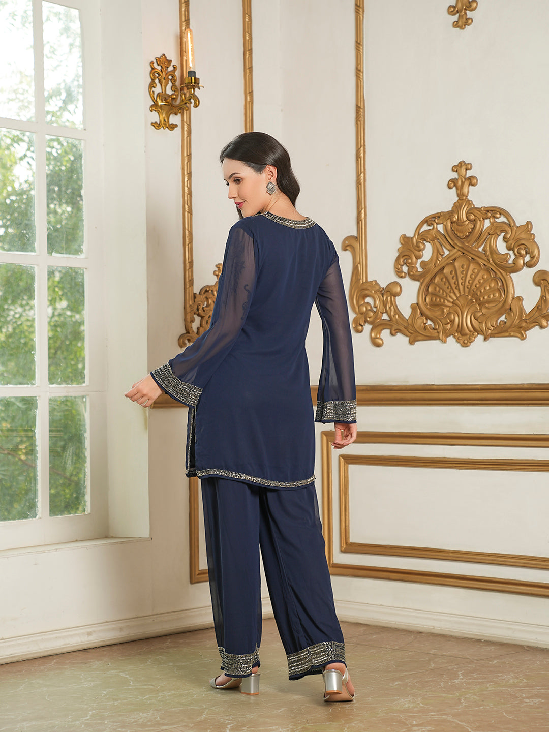 Ziana Co-Ord Set(With Lining)