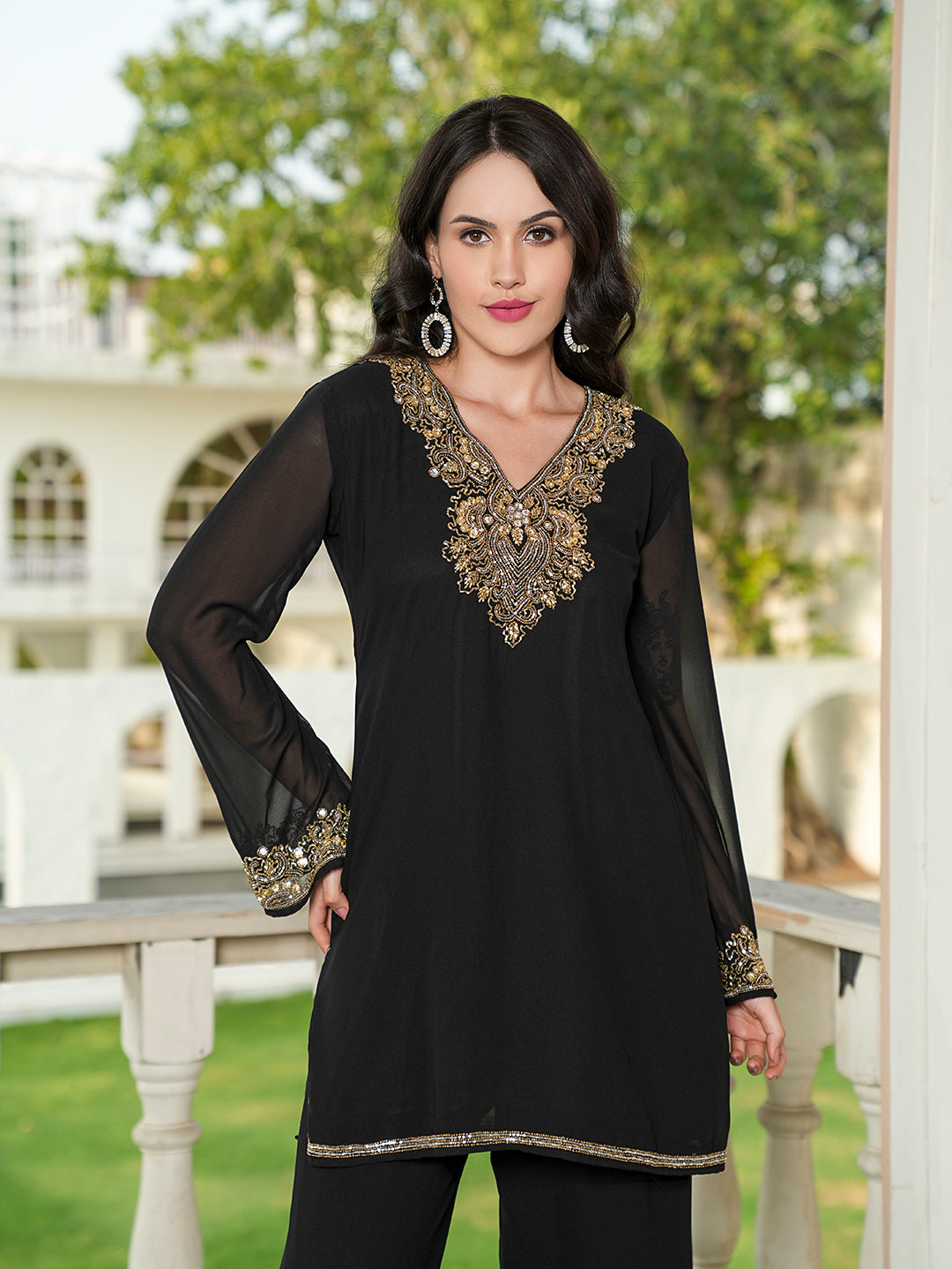 Devyani Co-ord Set(With Lining)