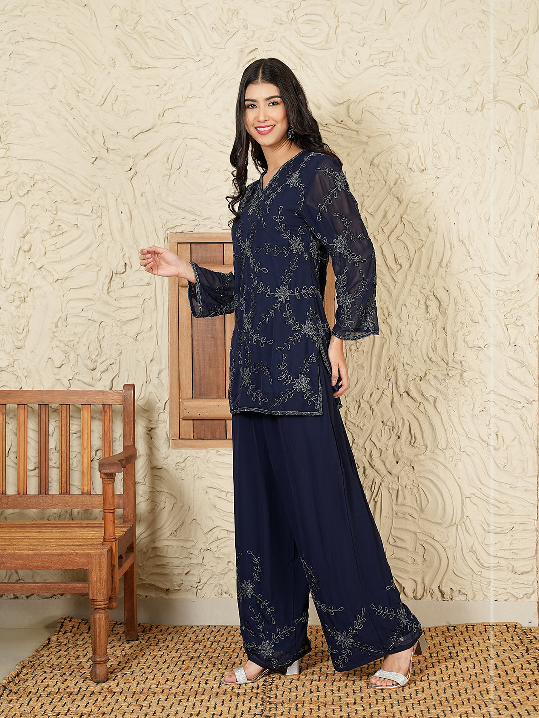Yuvrani Co-Ord Set(With Lining)