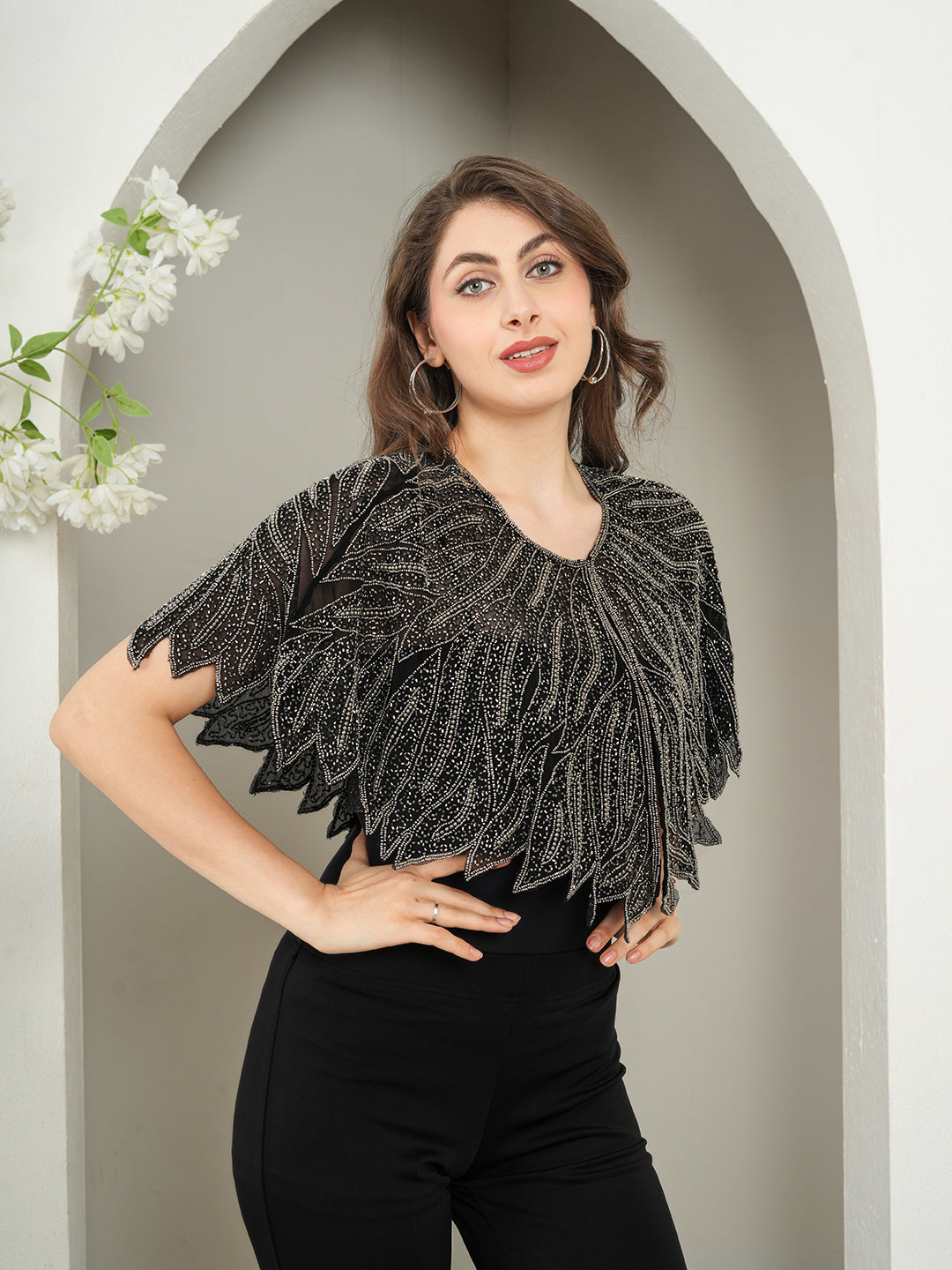 Venus Embellished Shrug