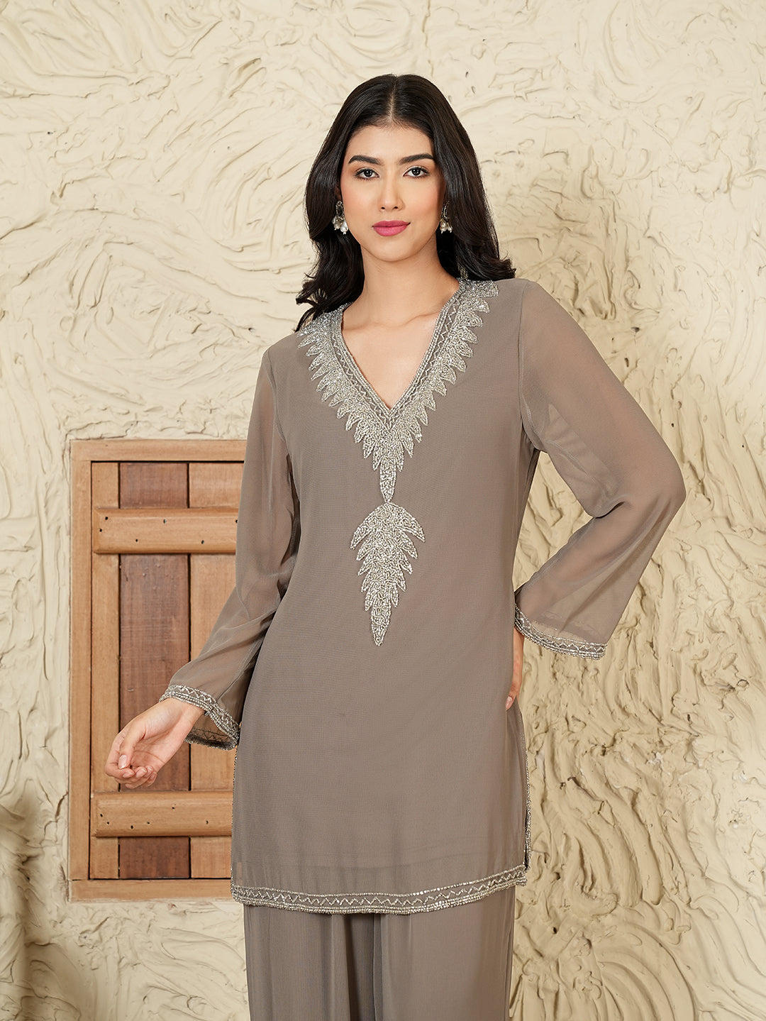 Indrani Co-Ord Set(With Lining)