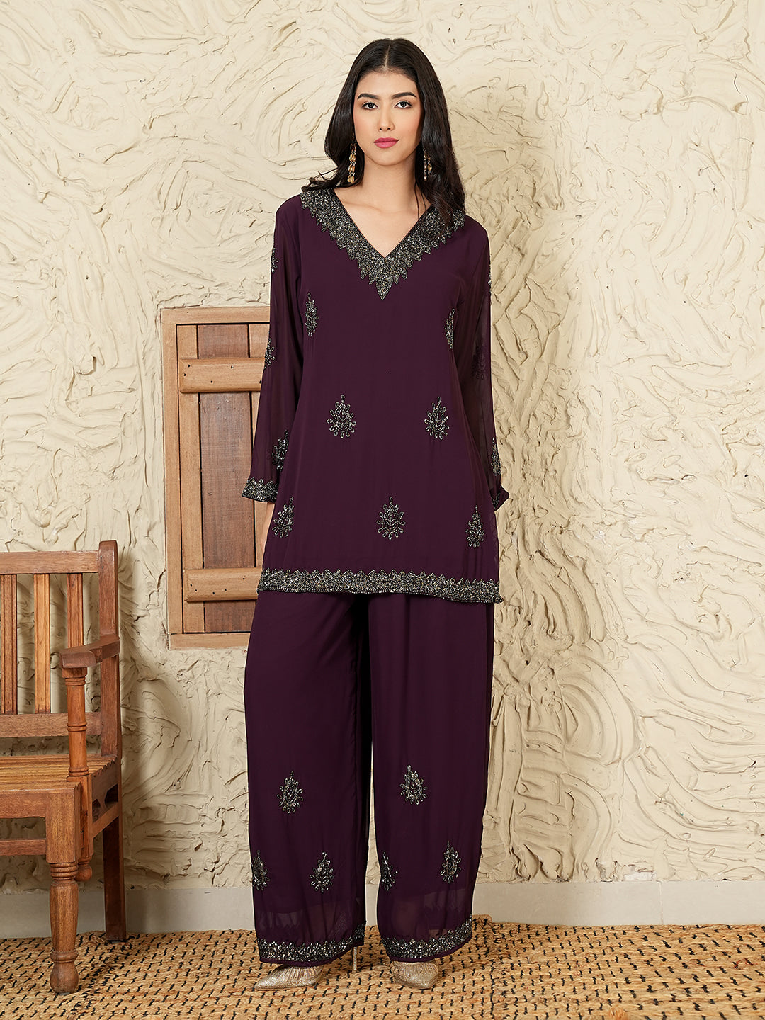 Saanvi Co-Ord Set(With Lining)