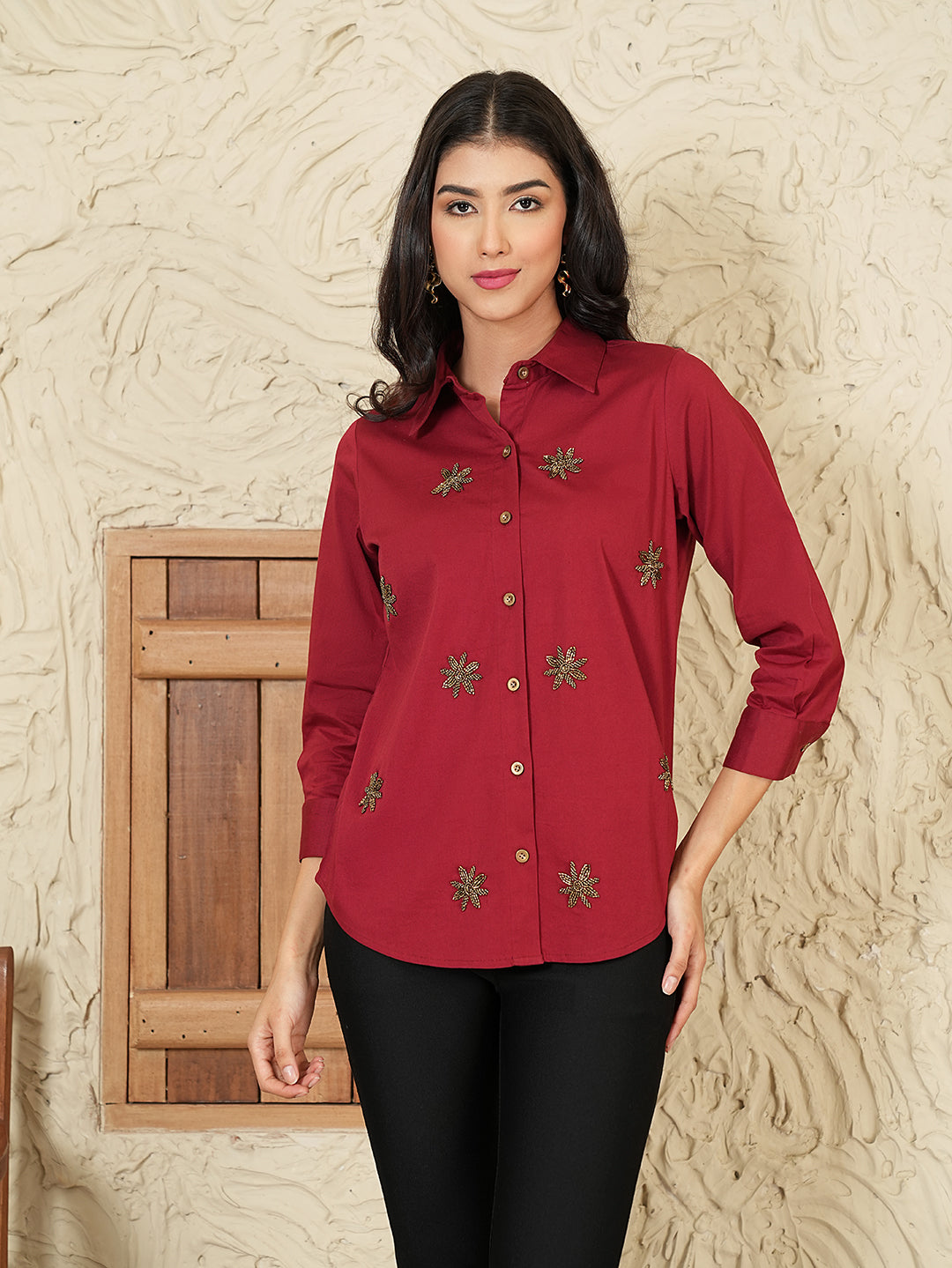 Sylvie Hand Sequins Shirt