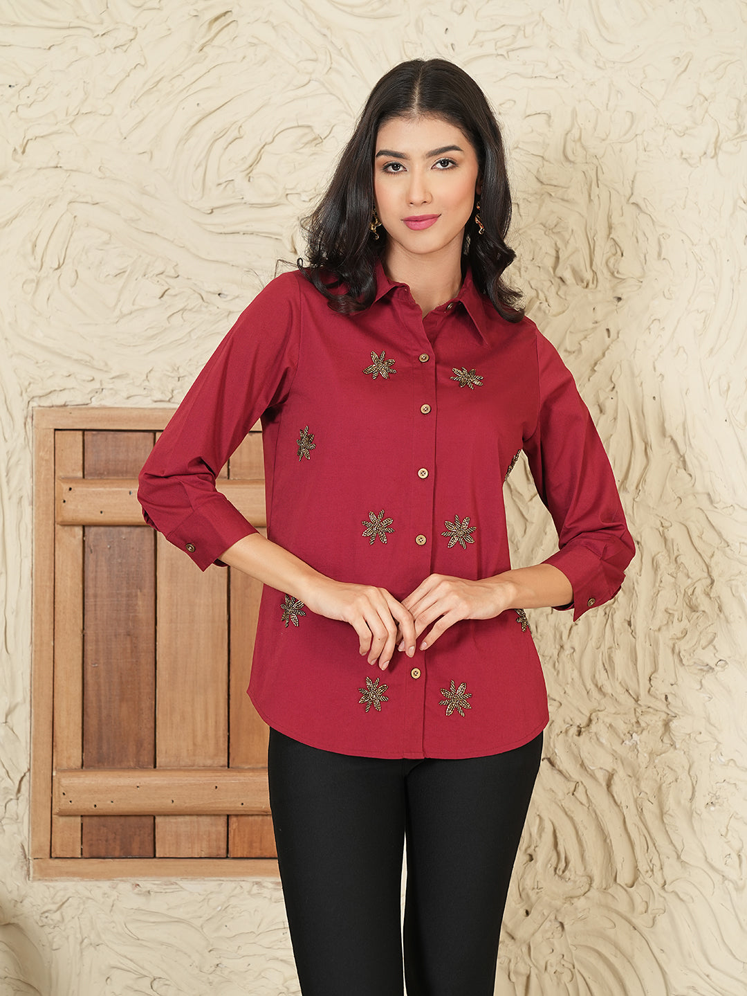 Sylvie Hand Sequins Shirt