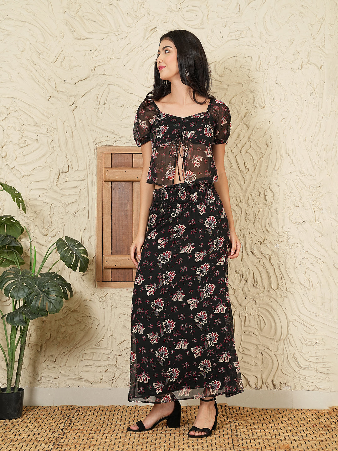 Tahini Floral Co-Ord Set