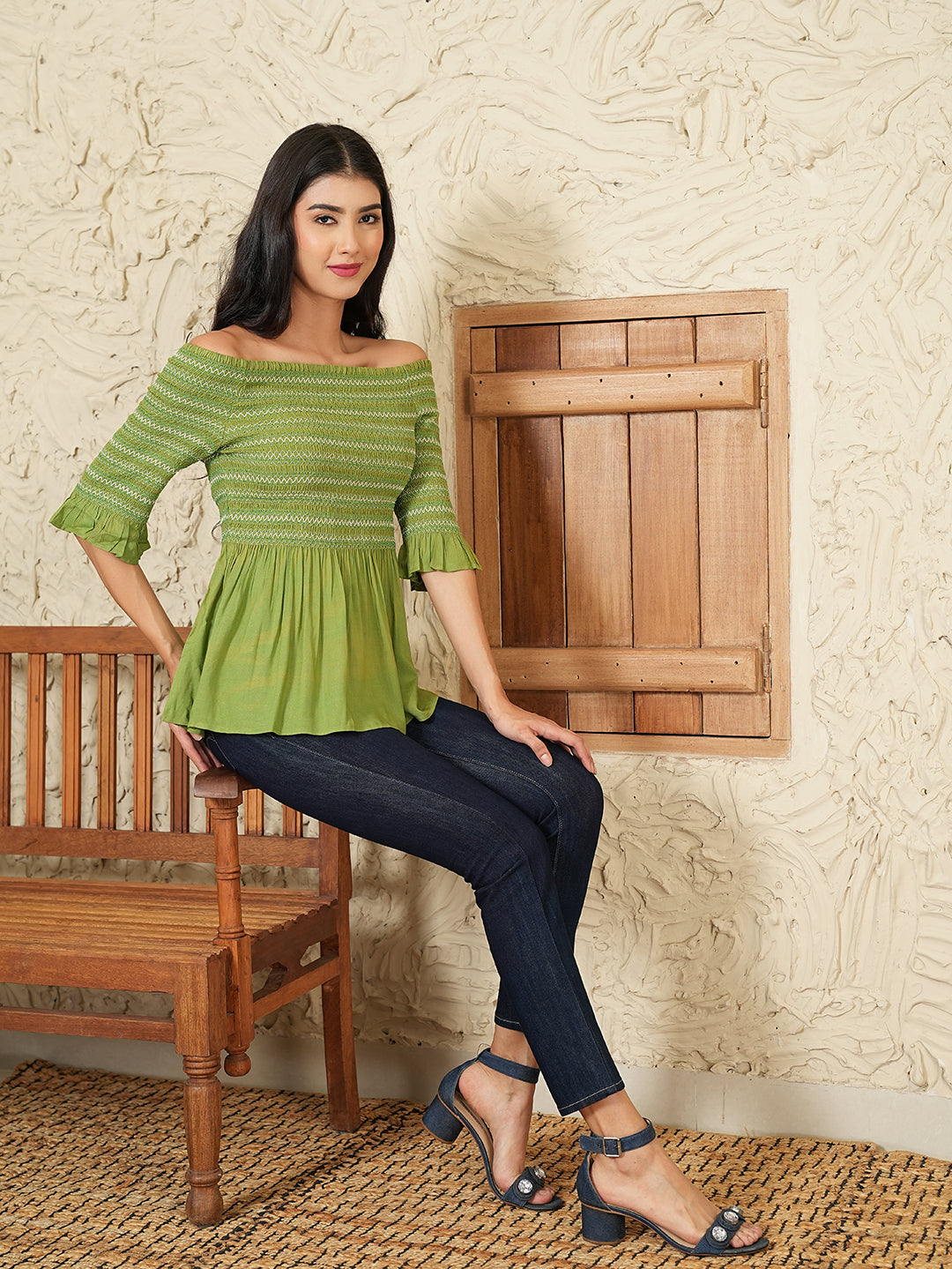 Clara Design Smocking Top