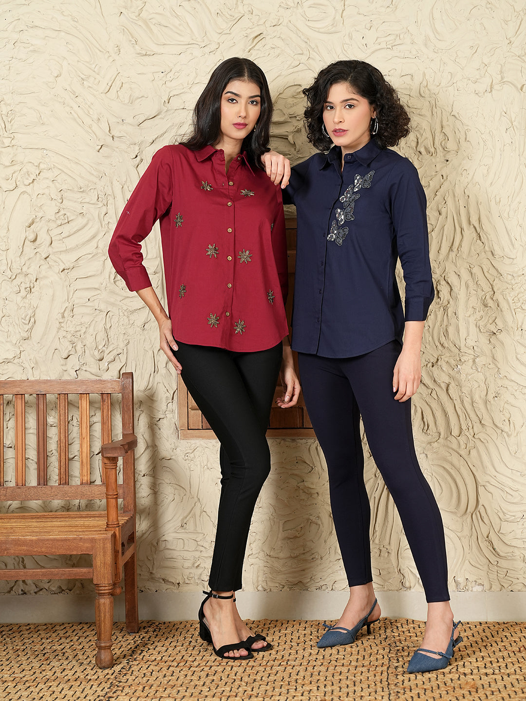 Celine Hand Sequins Shirt