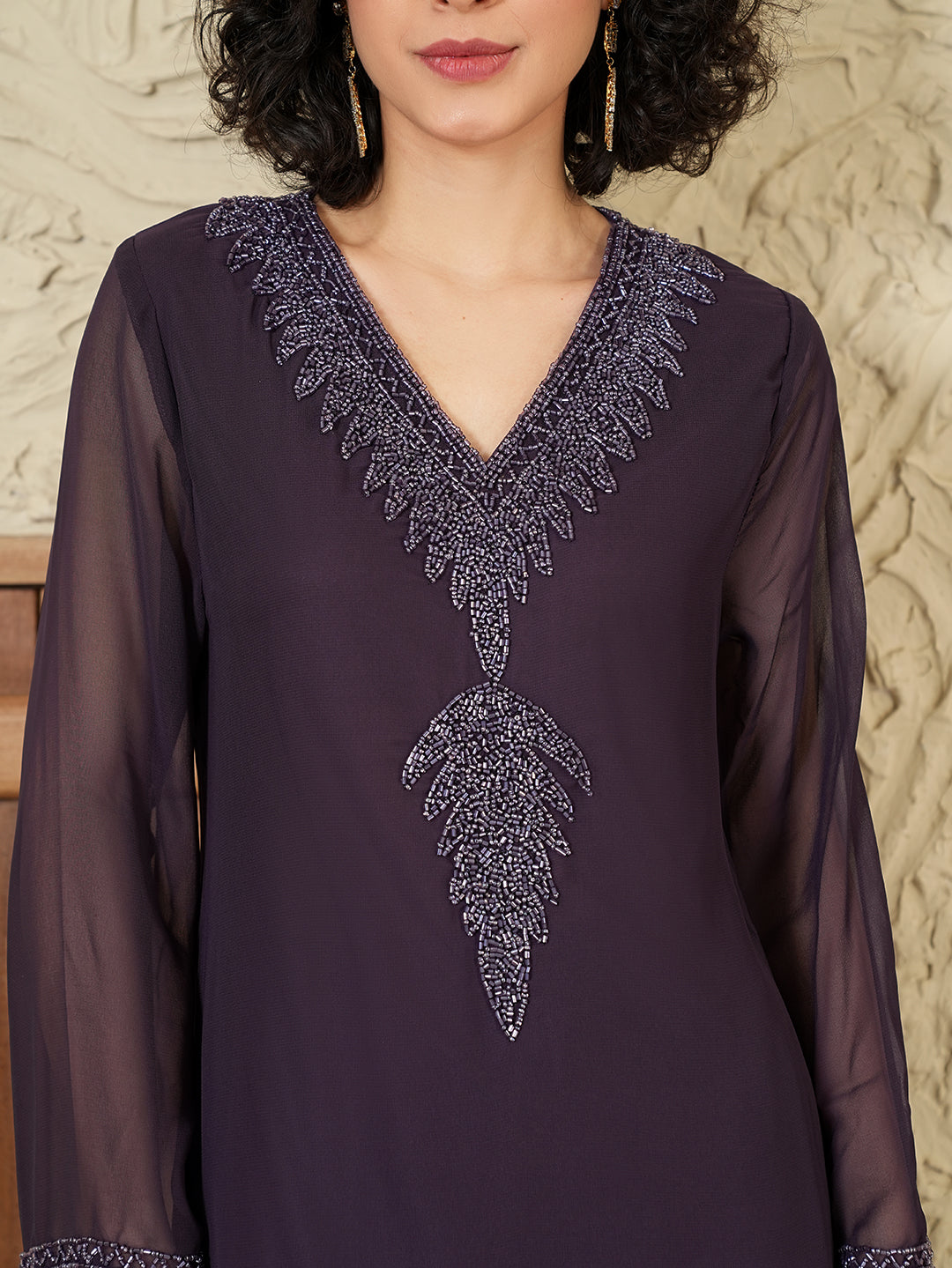 Rudrani Co-ord Set(With Lining)