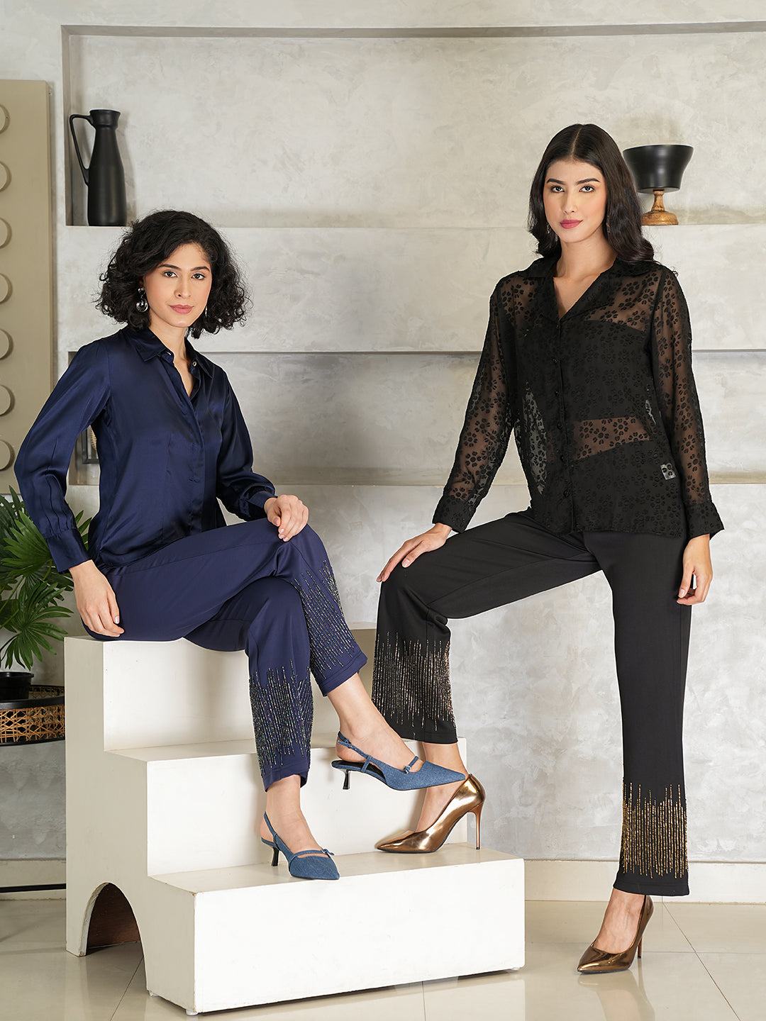 Cannes Sequin Trouser