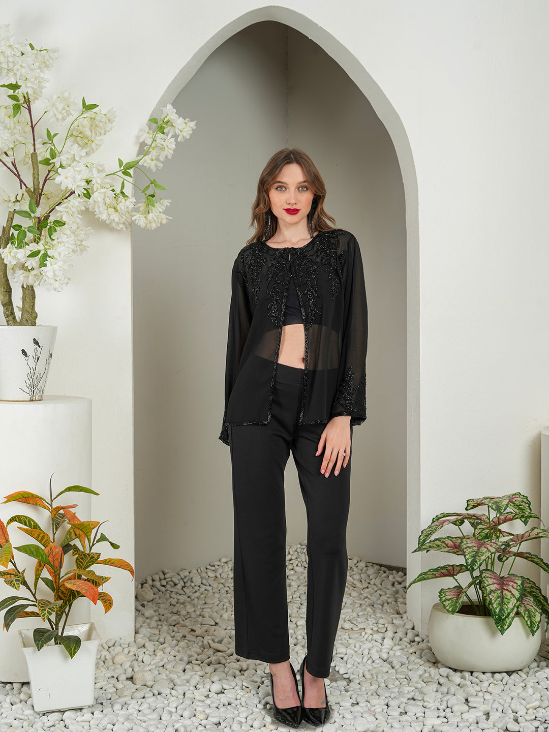 Larissa Embellished Shrug