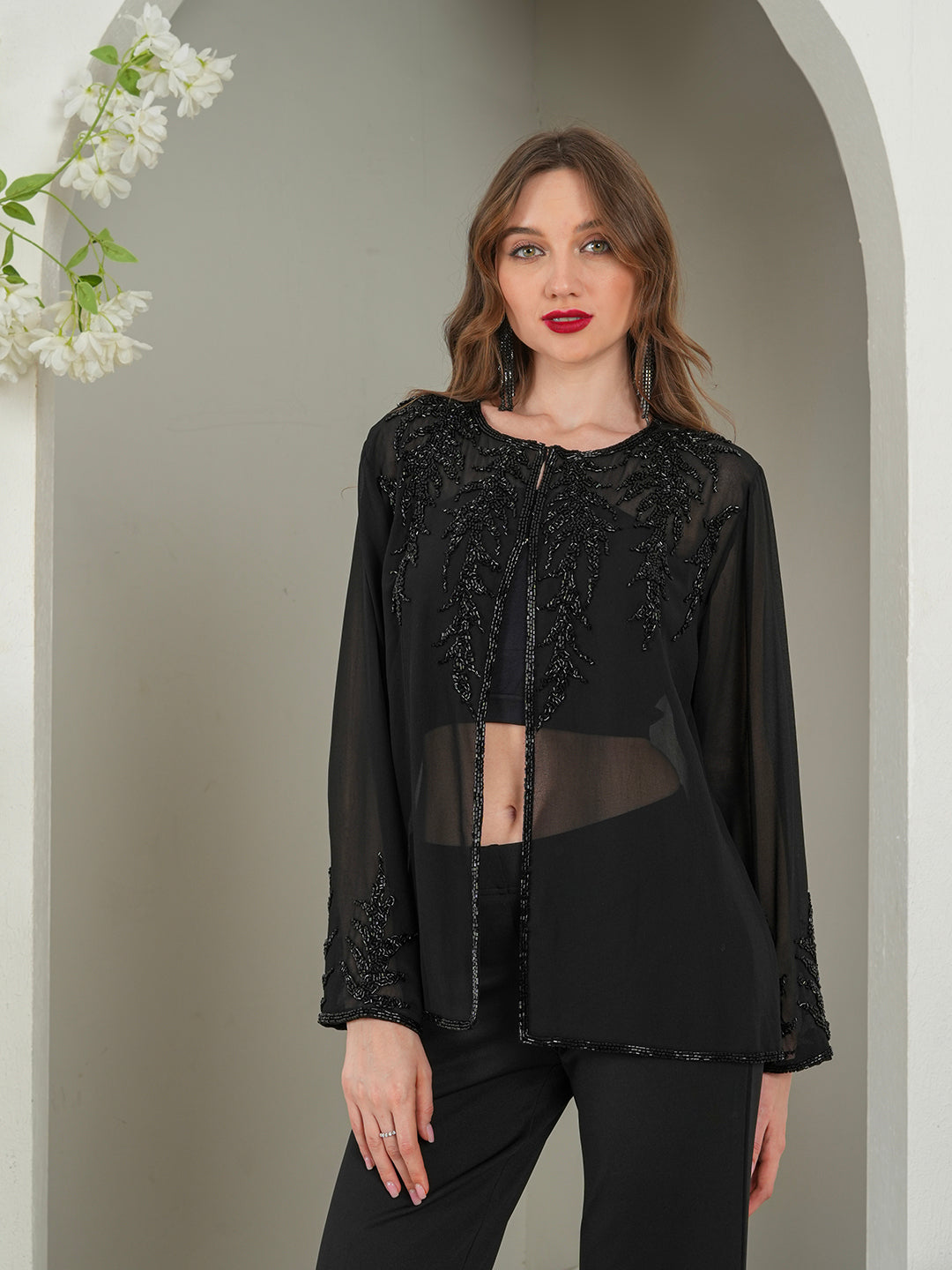 Larissa Embellished Shrug