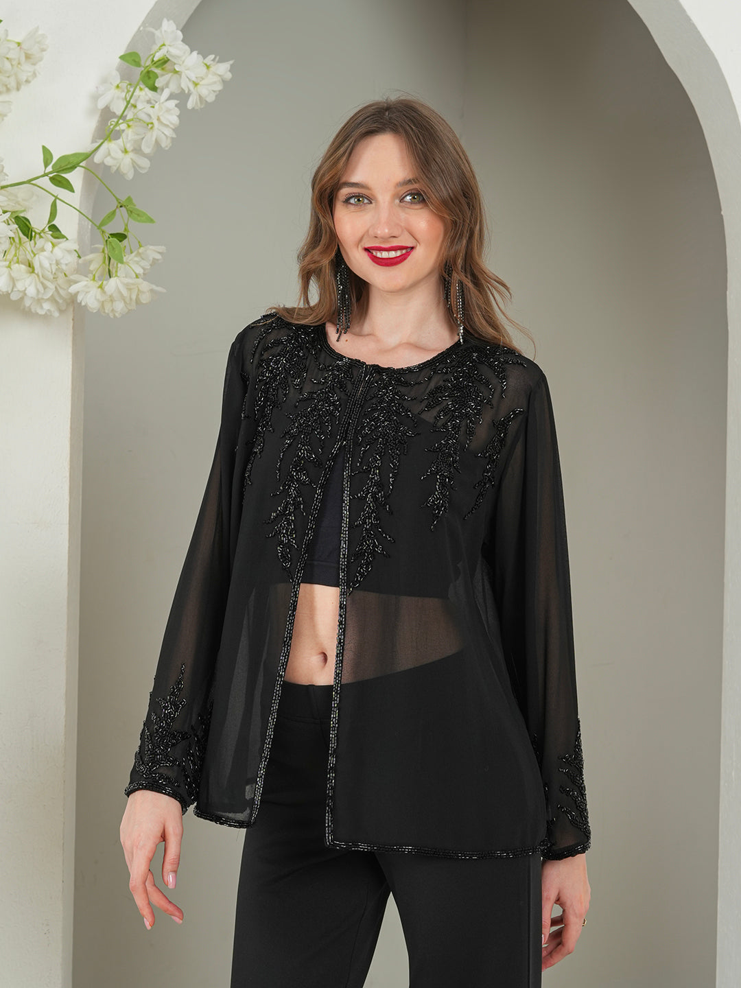 Larissa Embellished Shrug