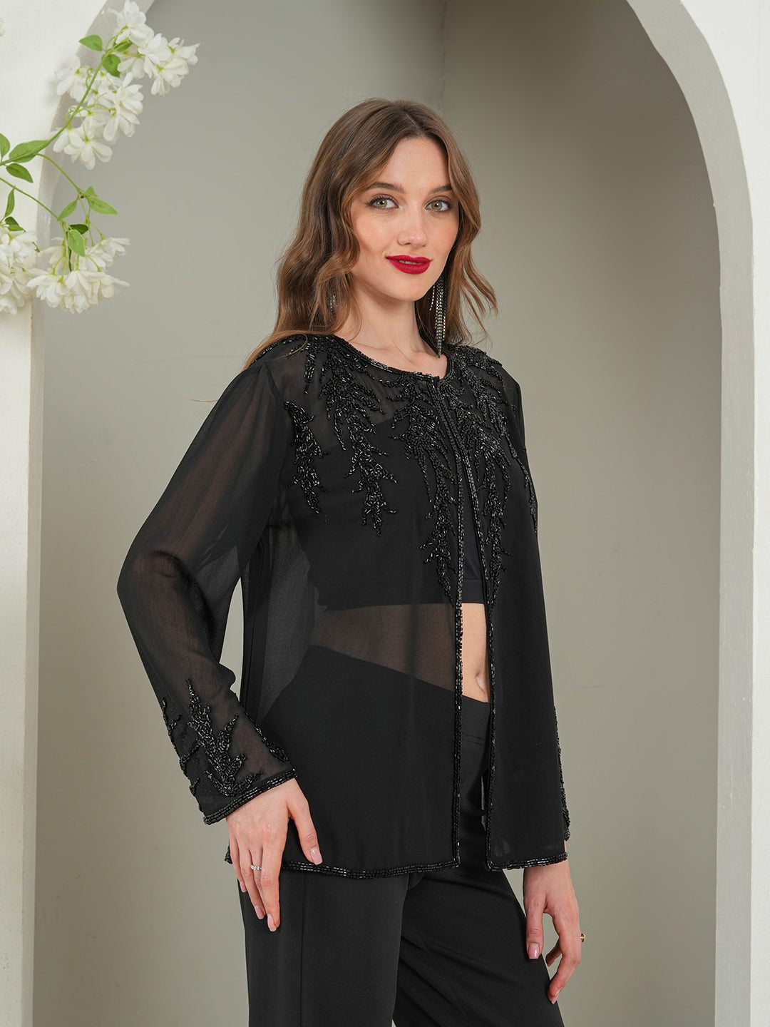 Larissa Embellished Shrug