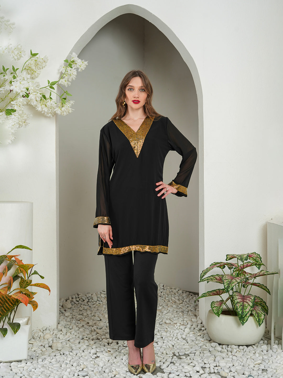 Afreen Kurti with Lining