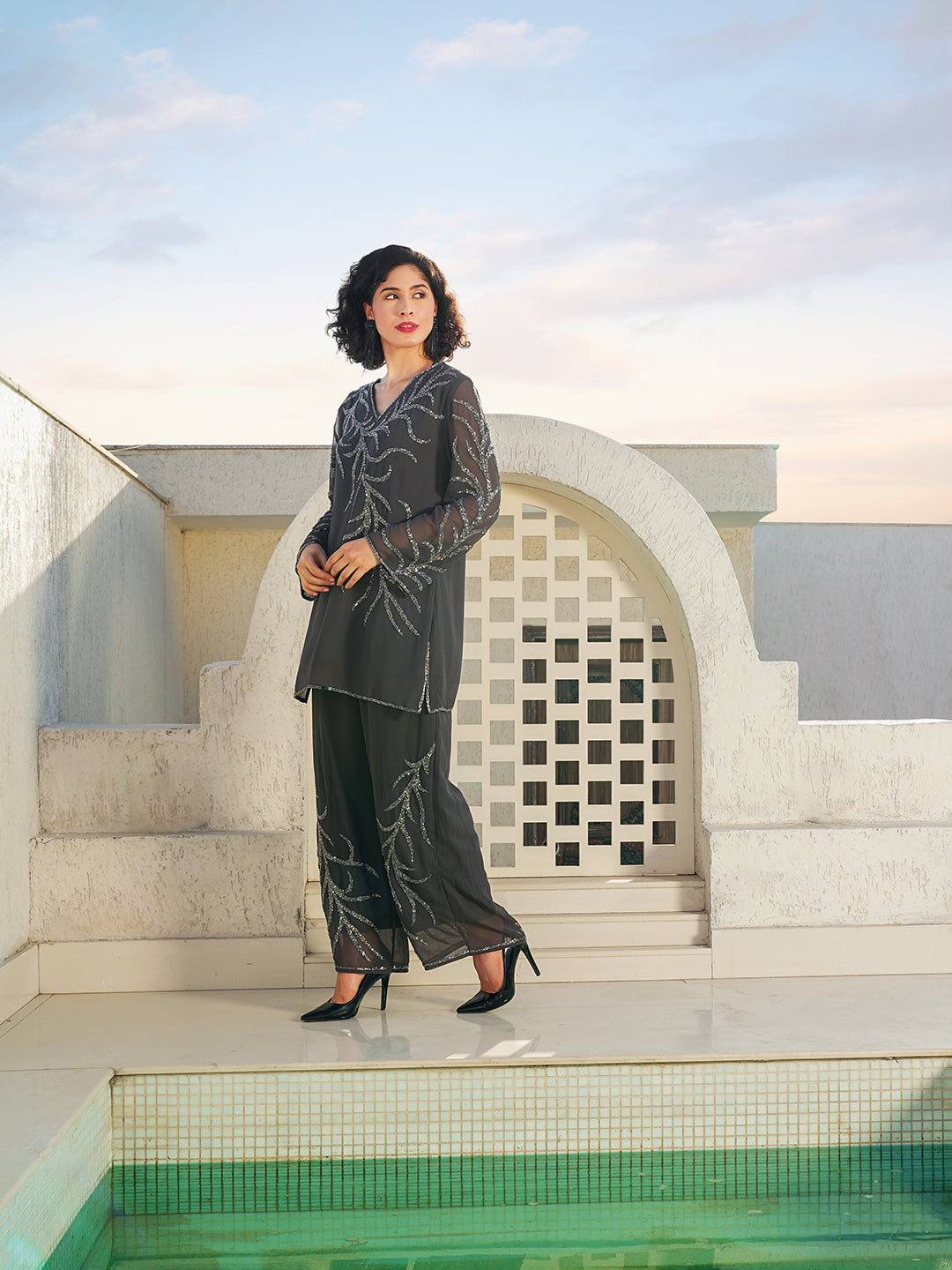 Chandrika Co-Ord Set(With Lining)