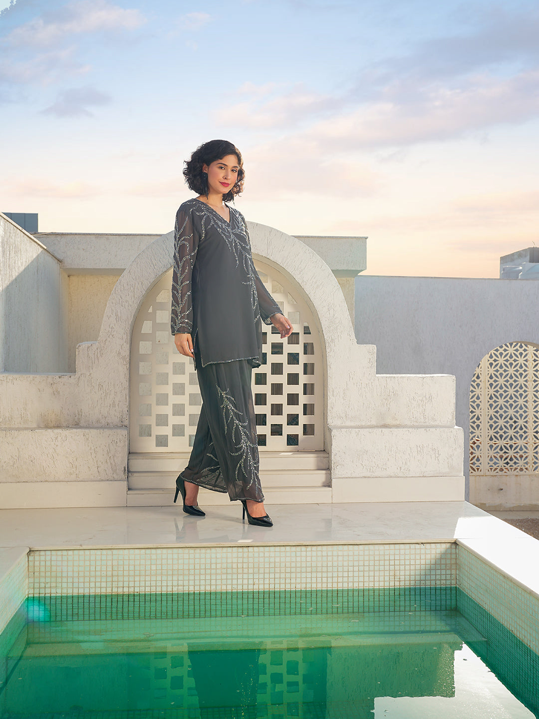 Chandrika Co-Ord Set(With Lining)