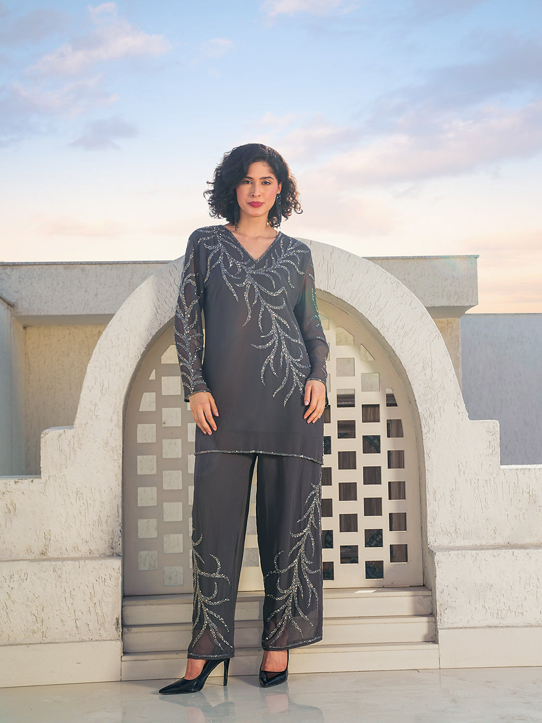 Chandrika Co-Ord Set(With Lining)