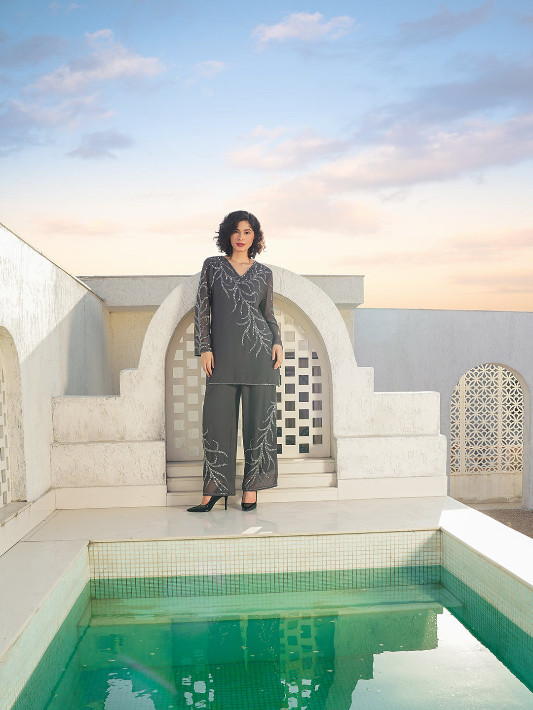 Chandrika Co-Ord Set(With Lining)