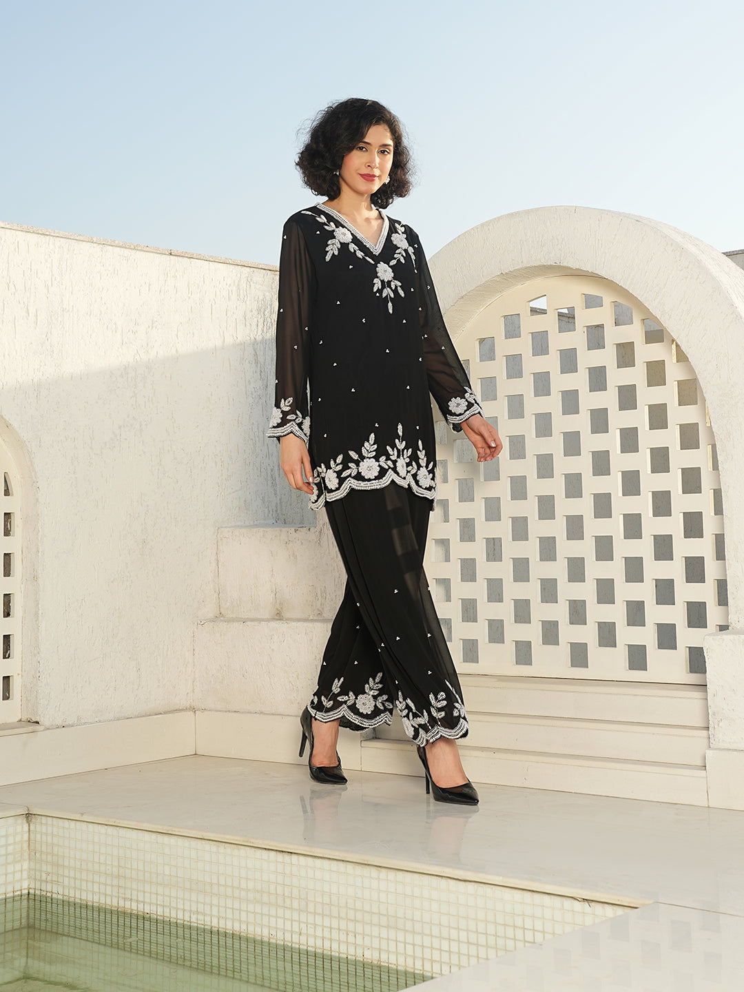 Gayatri Devi Co-Ord Set(With Lining)
