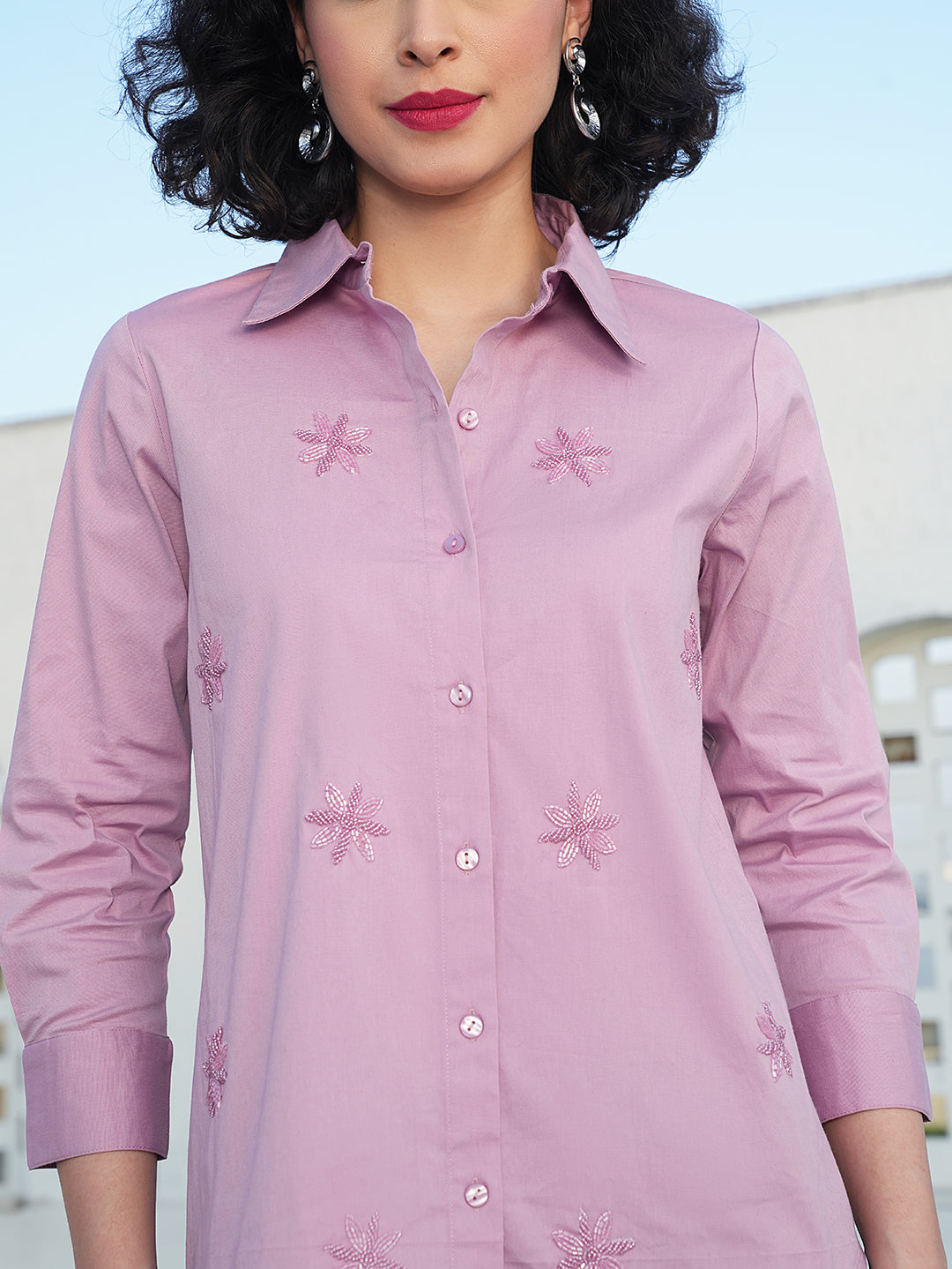 Gabrielle Hand Sequins Shirt