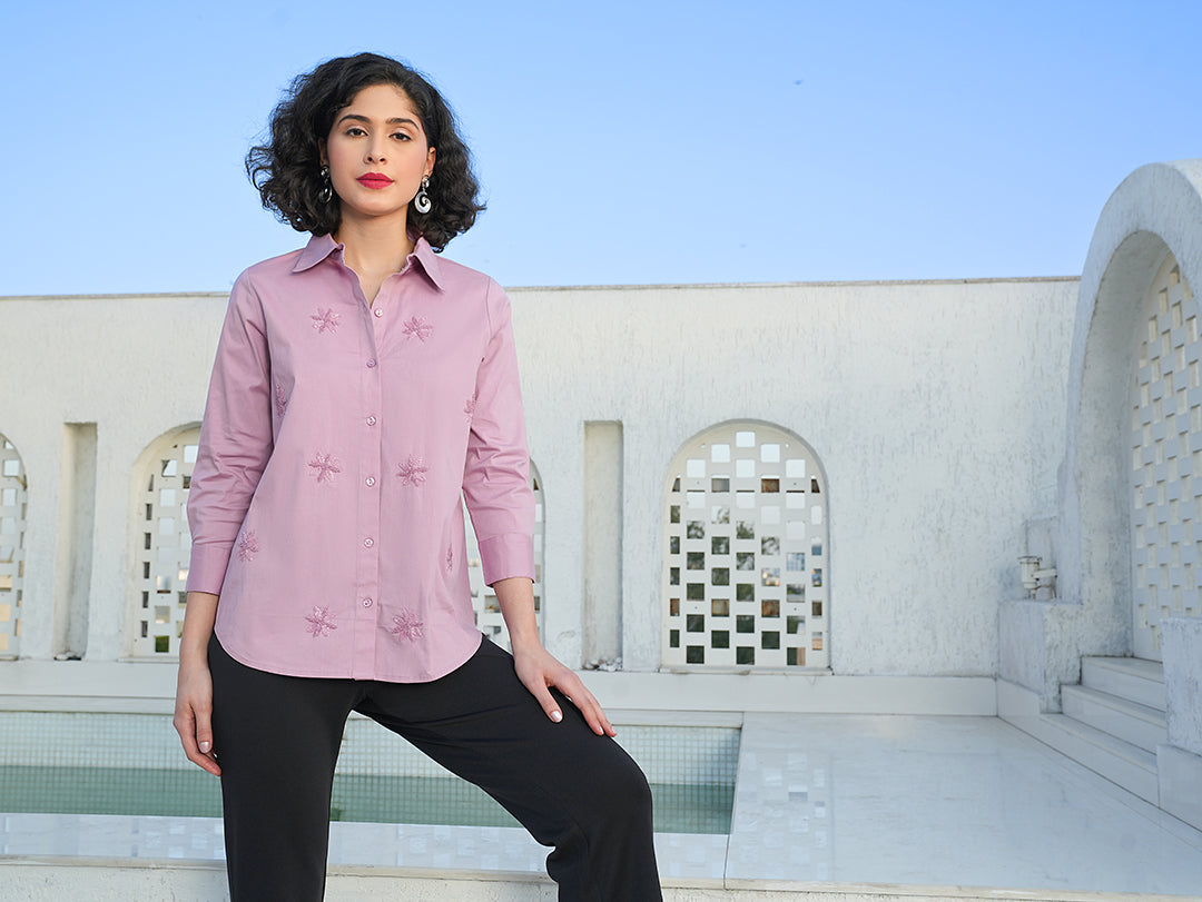 Gabrielle Hand Sequins Shirt