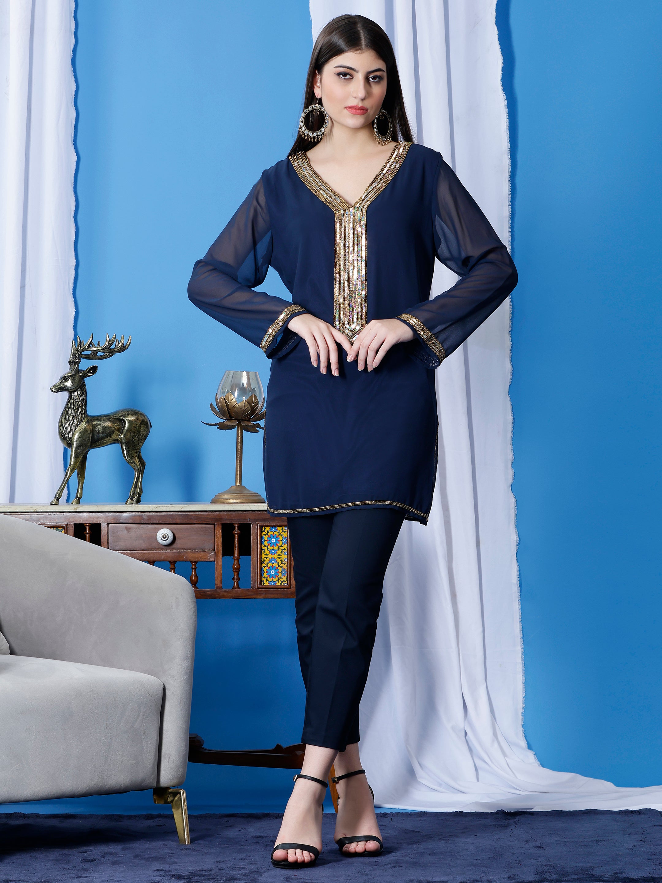 Mandira Kurti (With Lining)