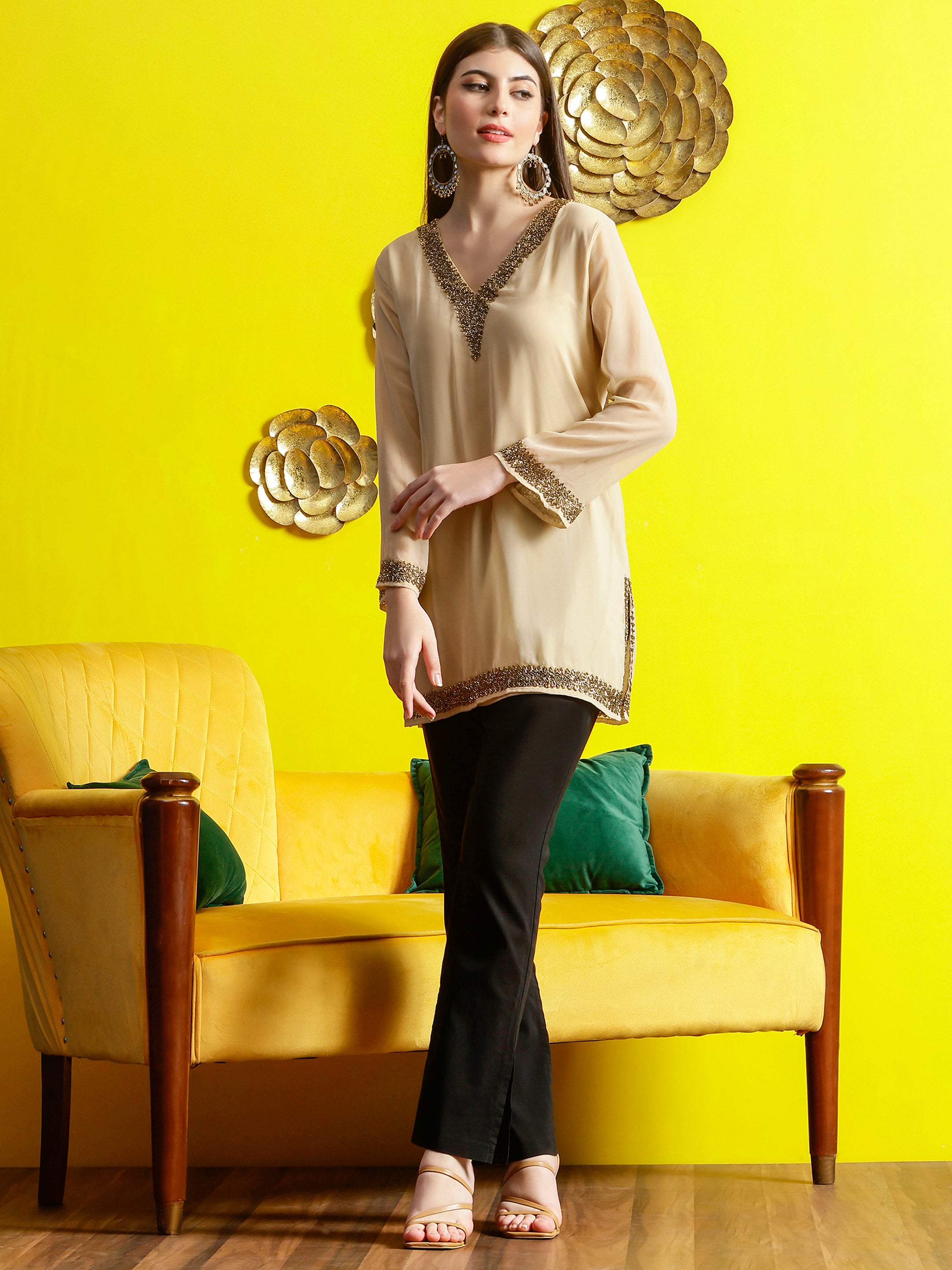 Zara Kurti (With Lining)