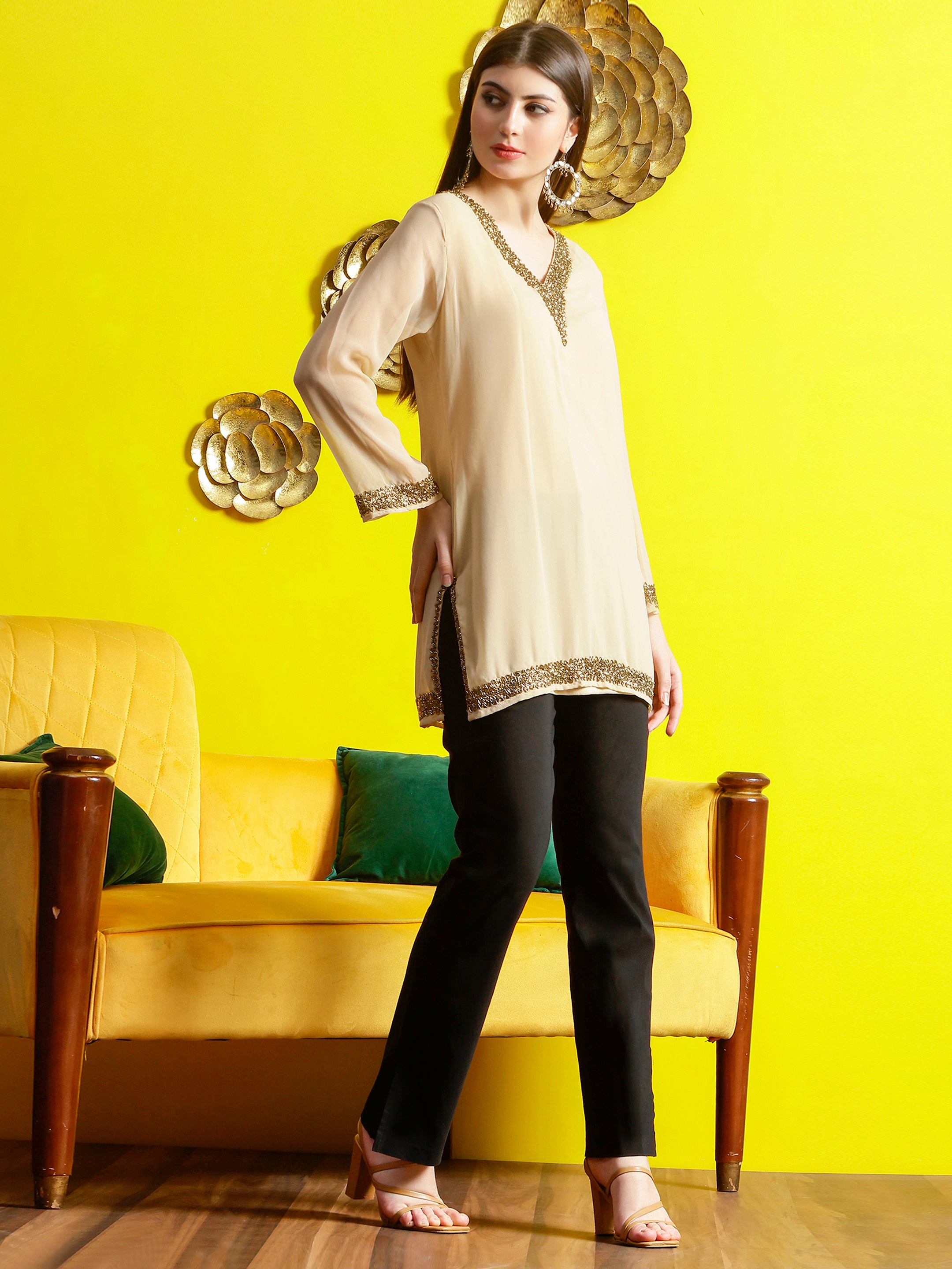 Zara Kurti (With Lining)