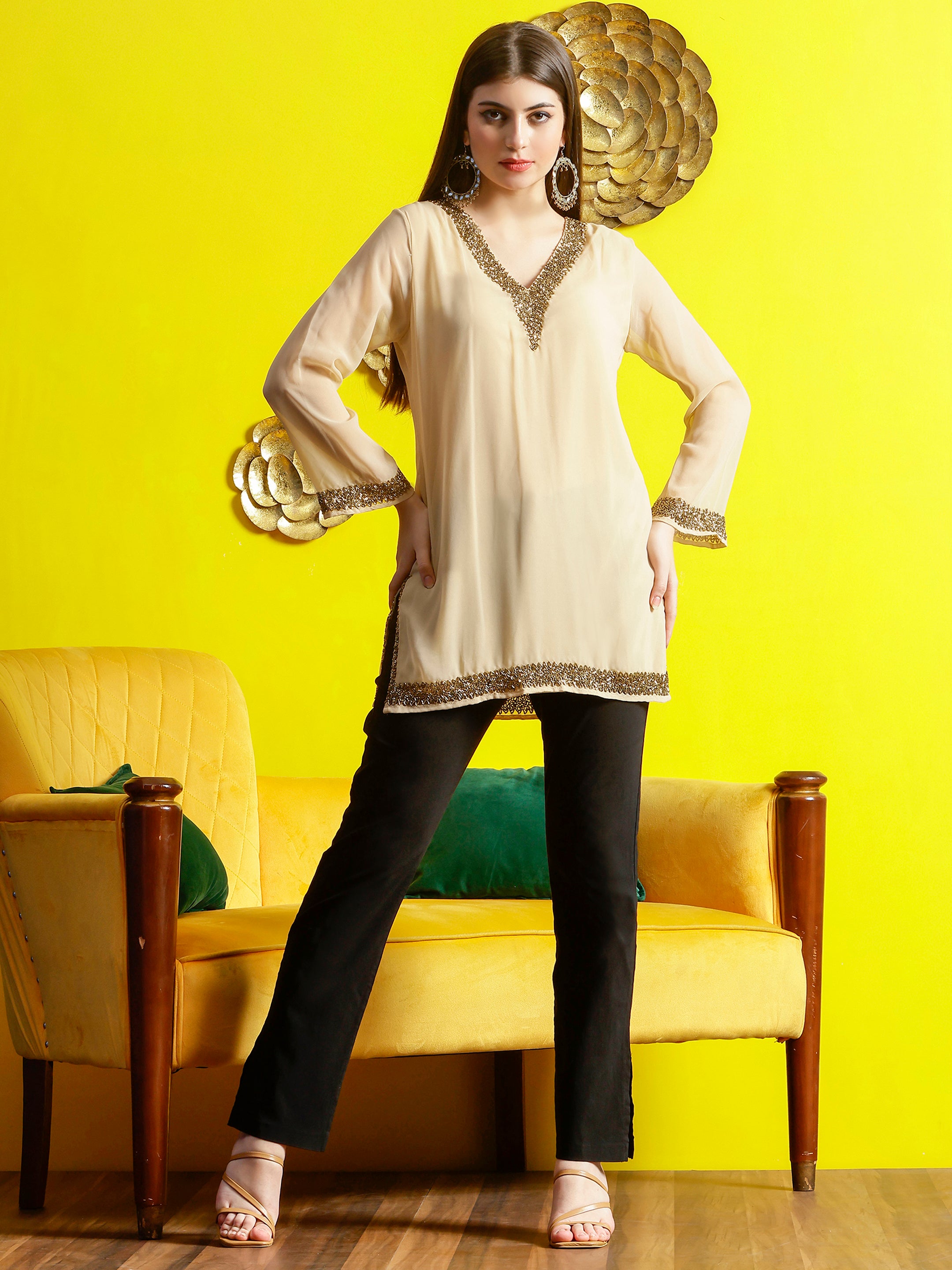 Zara Kurti (With Lining)