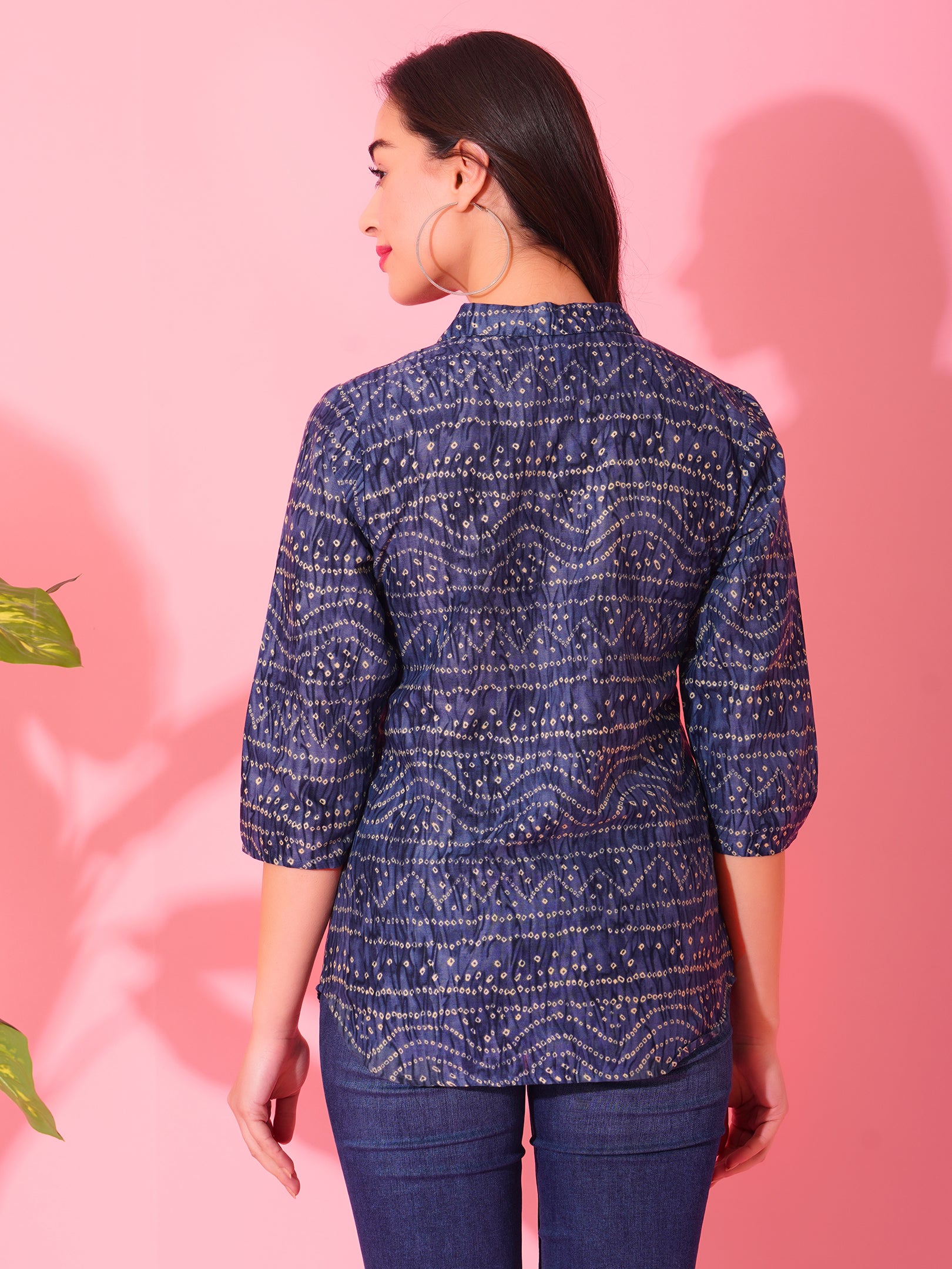 Ikkat Print Shirt