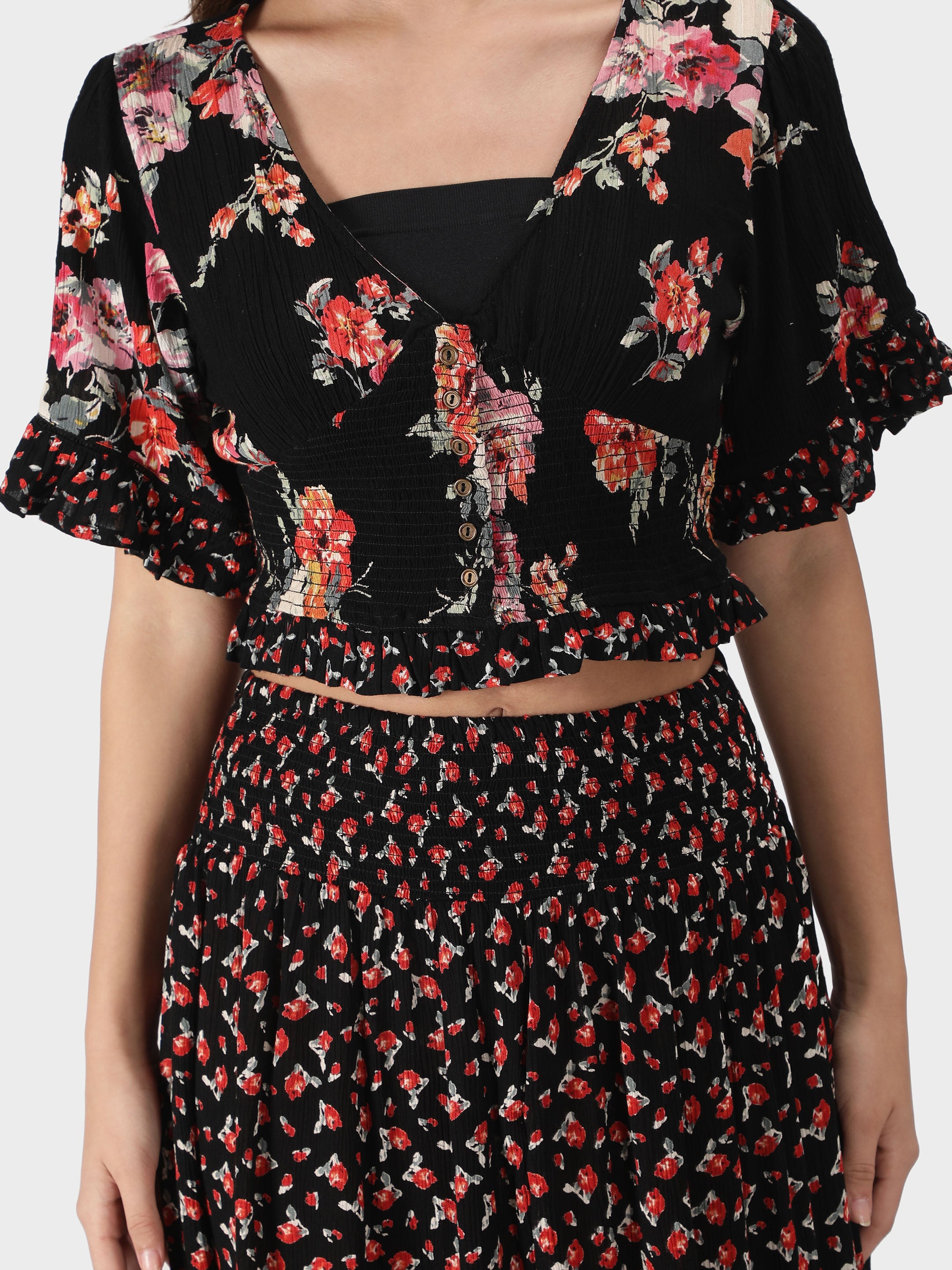 Floral Print Cord-Set