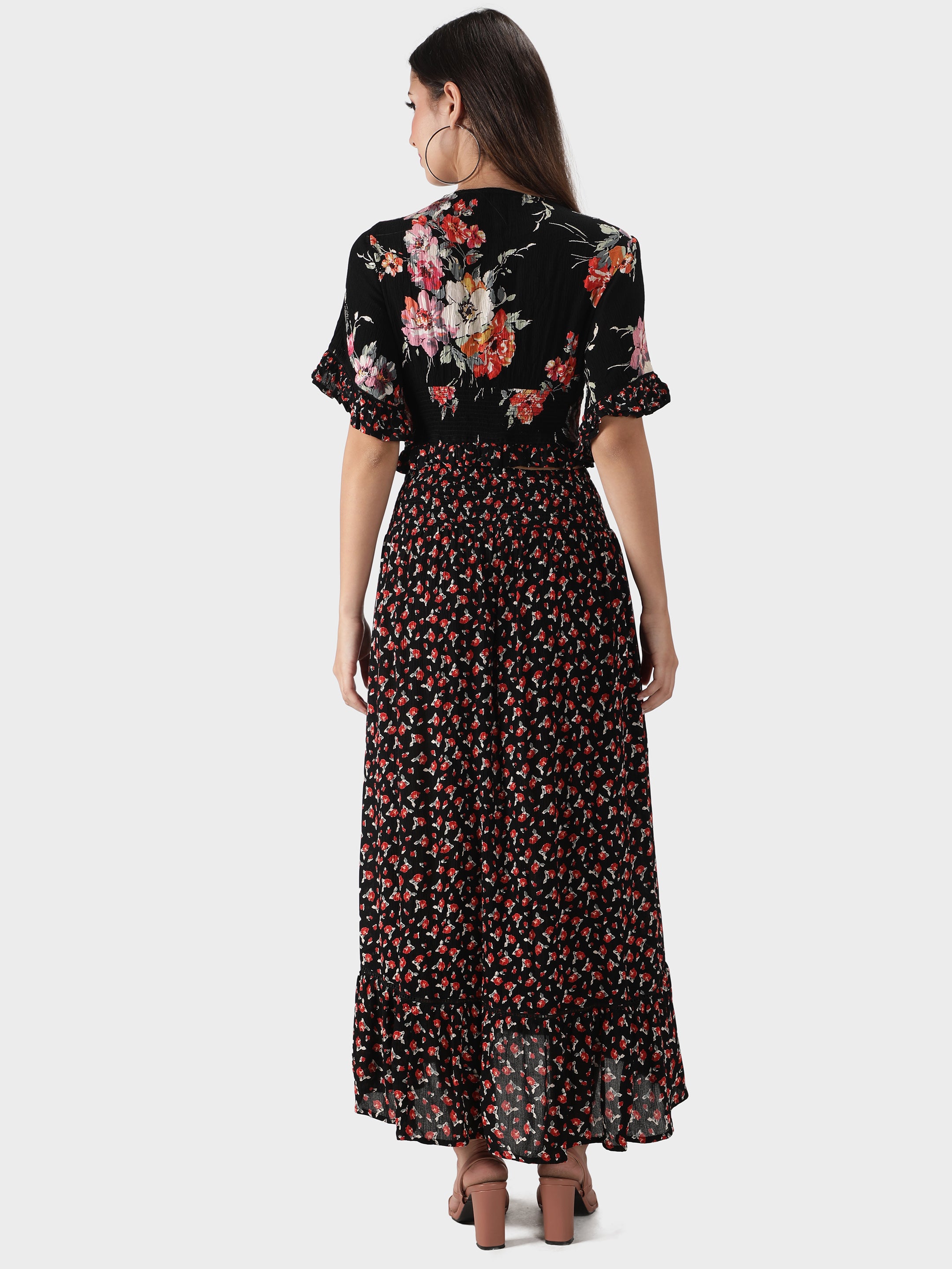 Floral Print Cord-Set
